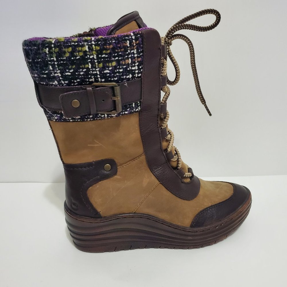 Bionica Garland Boot lace up brown leather winter outdoor